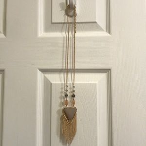 Long Triangle Necklace
